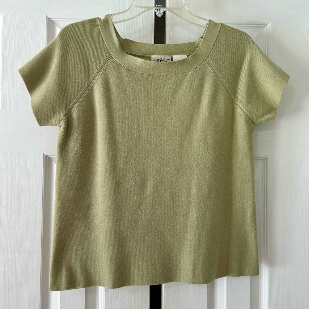 White stag top shirt woman size large 12/14 sweater